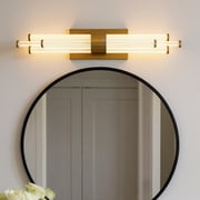 Luxury Luxe Industrial Bath Light, Brushed Gold, UQL6352