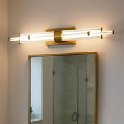 Luxury Luxe Industrial Bath Light, Brushed Gold, UQL6355