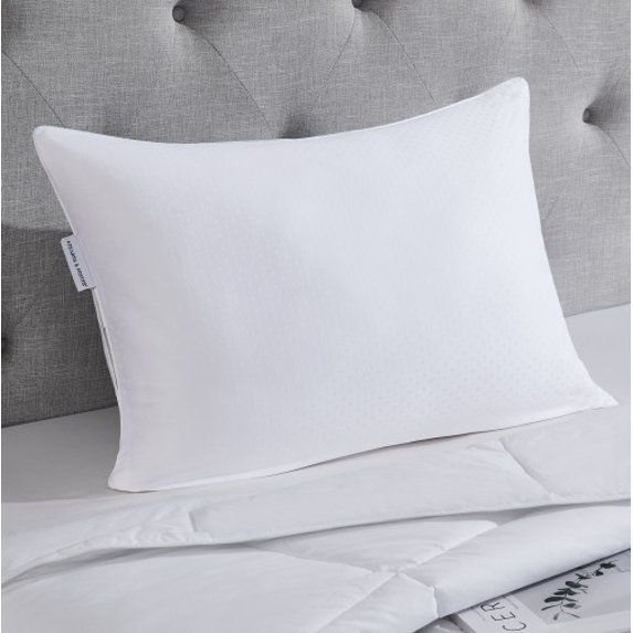 Luxury Luxury Cool Touch Medium Pillow for Back & Side Sleepers by GoLinens (Hypoallergenic)
