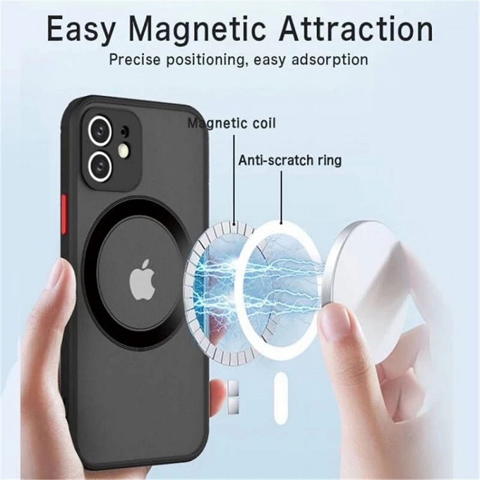 Iphone 14 Pro Magnetic Wireless Charge Case  Iphone 11 Pro Magsafe Case 12  Style - Mobile Phone Cases & Covers - Aliexpress