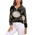 thumbnail image 1 of Luxury Marble Print Long Sleeve Blouse Woman Streetwear Casual Shirts Summer Oversize Woman Streetwear Clothing Birthday Present, 1 of 7
