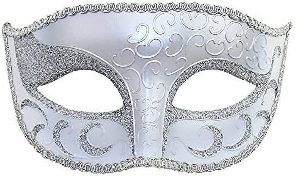 Luxury Mask – Unisex Venetian Mens and Womens Masquerade Mask – Decorative Accessory – Men & Women – Mardi Gras Party Gift