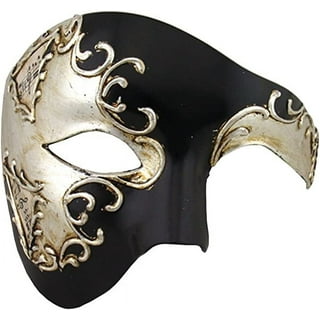 DIY White Mask Paper Full Face Opera Masquerade Mask Plain Mask Halloween  Mask Mardi Gras Mask