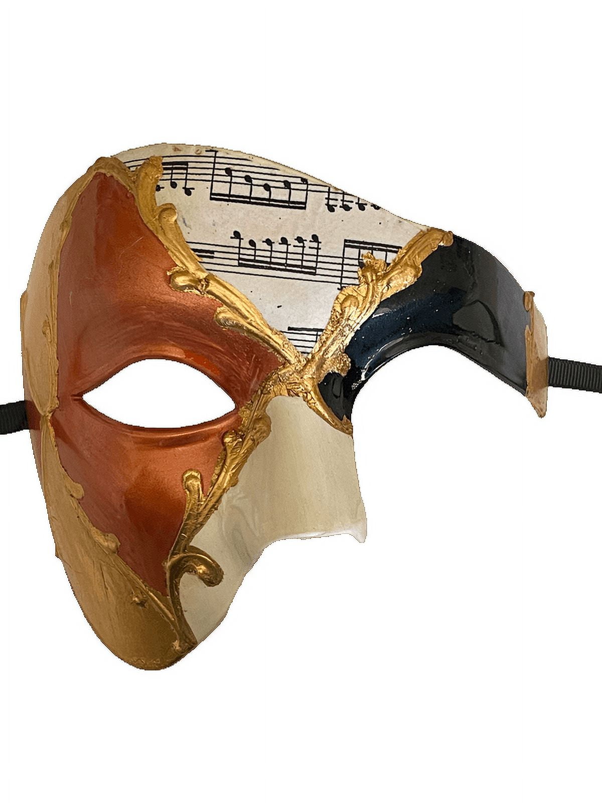Phantom Masquerade Mask Gold M2332