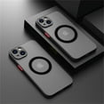 thumbnail image 1 of Luxury Matte Magnetic For Magsafe Wireless Charge Case For iPhone 12 13 14 15 Pro Max Plus XS XR X Shockproof Armor Cover NNBILI, 1 of 7