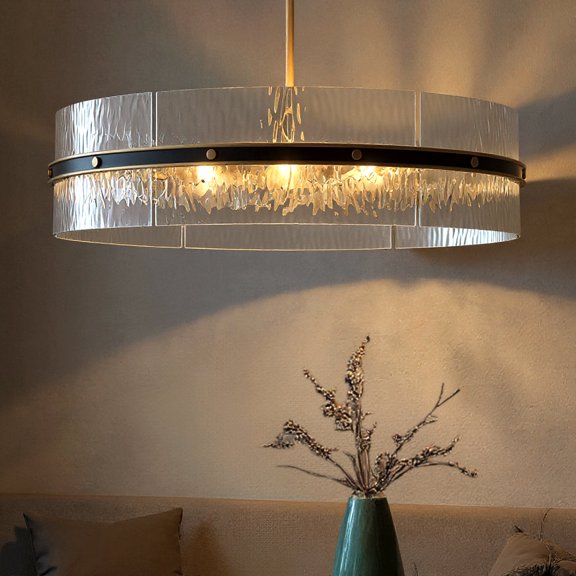 Luxury Mediterranean Pendant, Matte Black, UQL6451