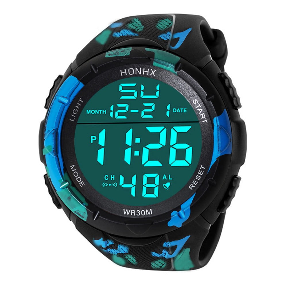 Luxury Men Analog Digital Military Sport LED Waterproof Wrist Watch Women's Digital Watches