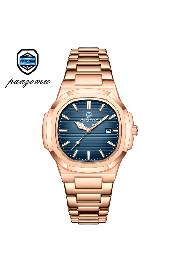 Luxury Men's Quartz Watch Fashion Trend Business Men's Wristwatch Luminous Calendar Waterproof Watch