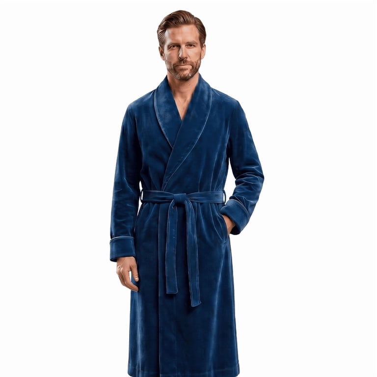 velvet dressing gown Luxury long purple robe for women, L-XL / 68 inspired robe Velour Longline Dressing Gown in