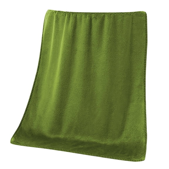 Luxury Microfiber Bath Towel Large Bath Sheet Blue Beach Towel Fast Drying Hotel Bathroom Towel, 14x30in