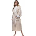 thumbnail image 1 of Luxury Microfiber Plush Lined Robe Nude, 1 of 4