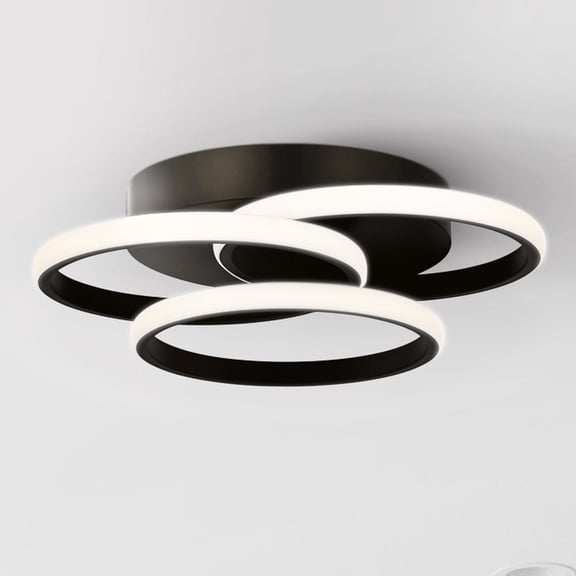 Luxury Minimalist Ceiling Light, Matte Black, UQL5570
