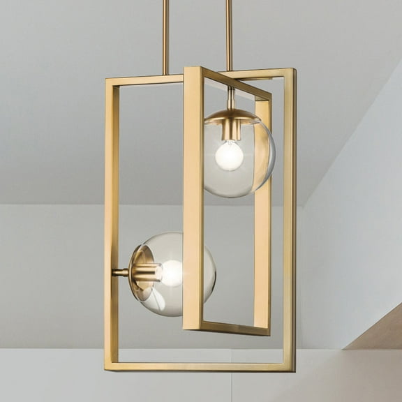 Luxury Minimalist Pendant, Brushed Bronze, UHP4453