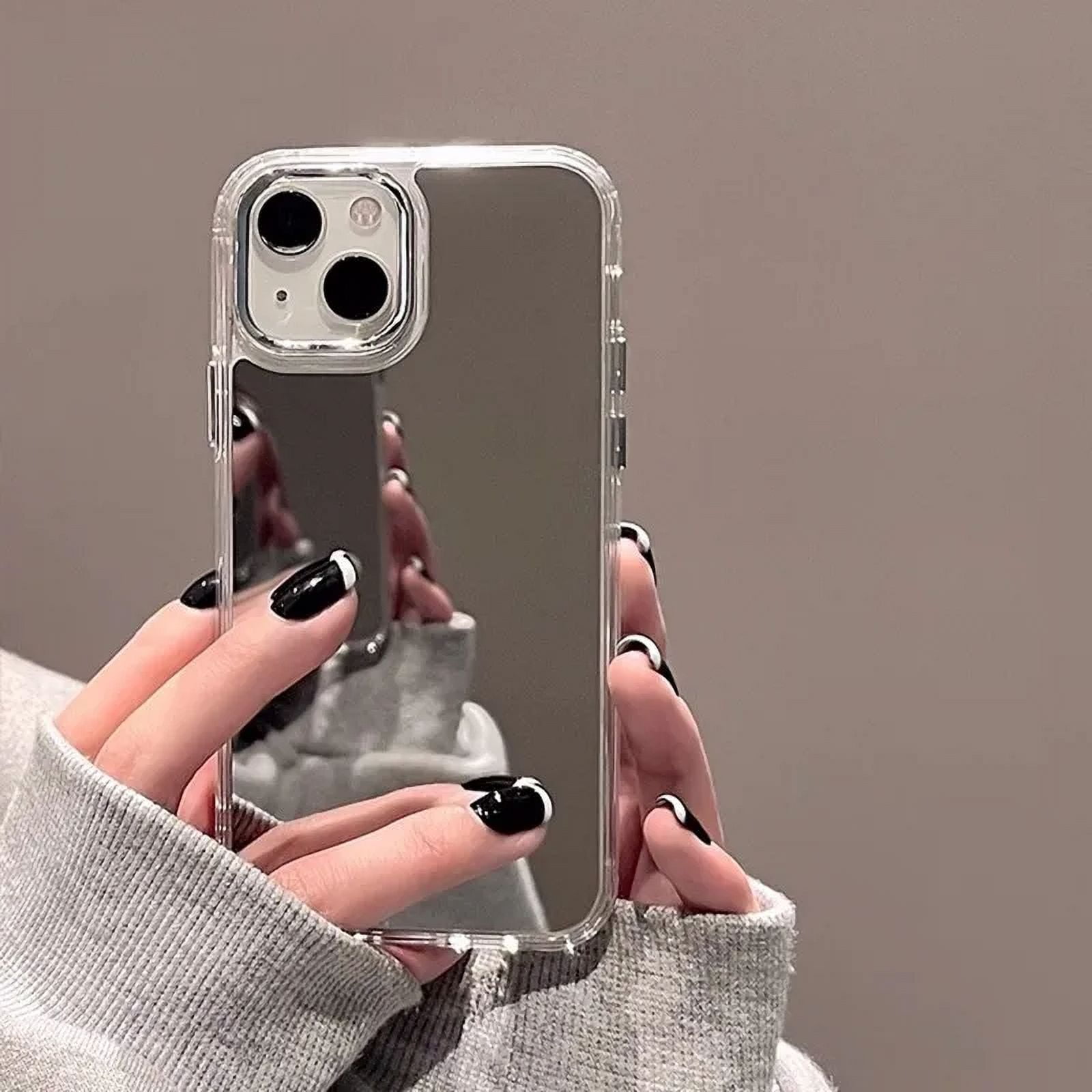 Luxury Mirror Make Up Plating Case for iPhone 15 14 13 16 Pro Max Plus
