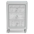 thumbnail image 1 of Luxury Mirrored Nightstand 3 Drawers Bedroom End Table Silver Finished Sofa Side Tables, 1 of 6