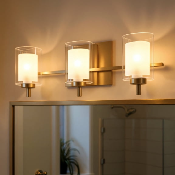 Luxury Modern Bath Light, Brushed Gold, UQL6201