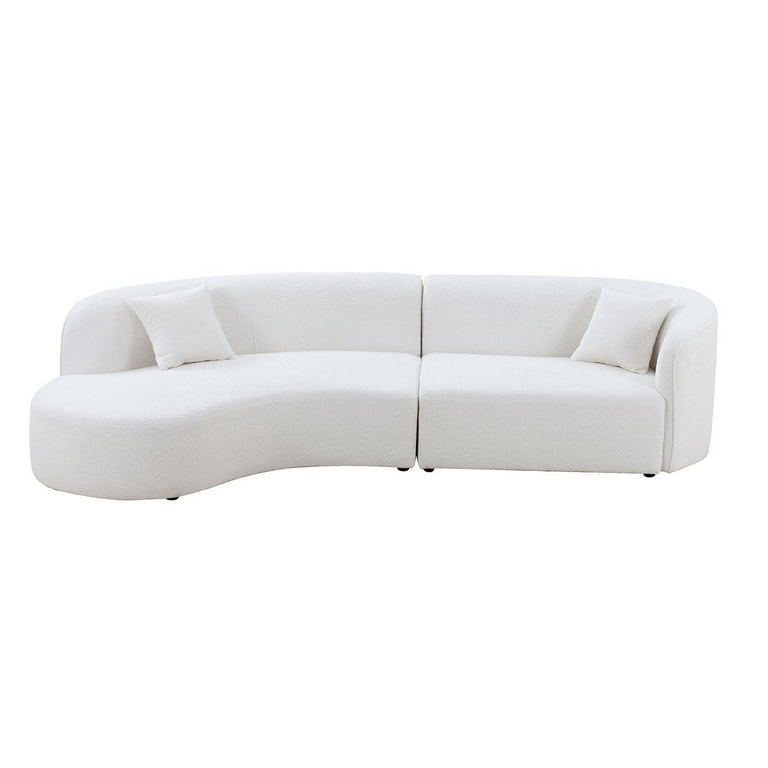 Luxury Modern Curved Sofa With Chaise 2