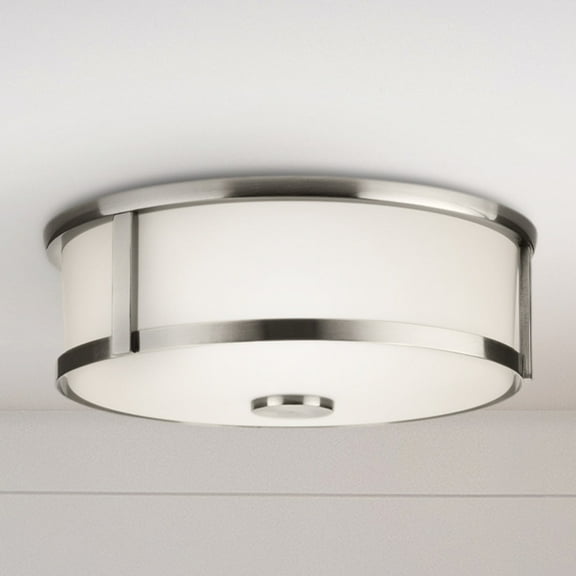 Luxury Modern Farmhouse Ceiling Light, Brushed Nickel, UHP4597