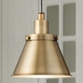 thumbnail image 1 of Luxury Modern Farmhouse Pendant, Vintage Brass, UHP4672, 1 of 5