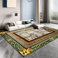 thumbnail image 1 of Luxury Modern Gold Easy Cleaning Kitchen Mat -friendly Antiskid Rugs for Bedroom High-end Carpets fo, 1 of 5