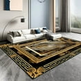 thumbnail image 1 of Luxury Modern Gold Easy Cleaning Kitchen Mat -friendly Antiskid Rugs for Bedroom High-end Carpets fo, 1 of 5