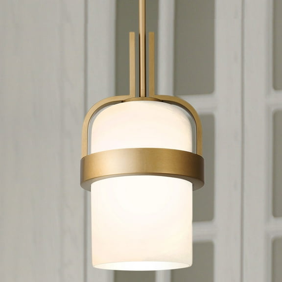 Luxury Modern Pendant, Aged Brass, UQL5021