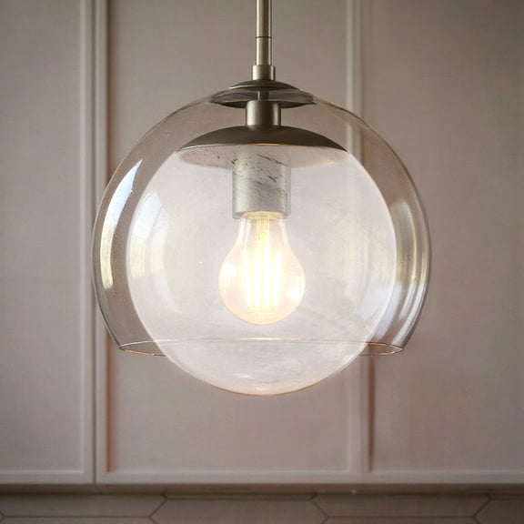 Luxury Modern Pendant, Brushed Nickel, UQL6404
