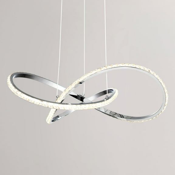Luxury Modern Pendant, Polished Chrome, UQL5070