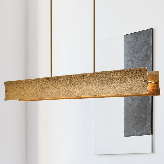 Luxury Modern Rustic Chandelier, Soft Gold, UHP5032