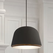 Luxury Modern Rustic Pendant, Matte Black, UQL5911