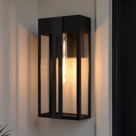 Luxury Modern Wall Sconce, Matte Black, UQL10061