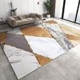 thumbnail image 1 of Luxury Multi-Color Geometric Marble Area Rug, Indoor Non Slip Print Rugs, Machine Washable Carpet For Living Room Bedroom Study Office Decor Floor Mat 2x3ft, 1 of 6