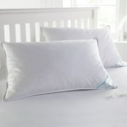 Luxury Natural Down and Feather Bed Pillows 2 Pack