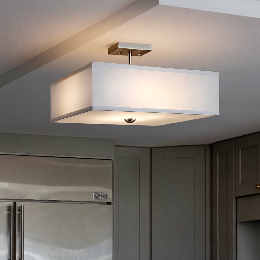 Luxury New Traditional Ceiling Light, Brushed Nickel, UKC20174