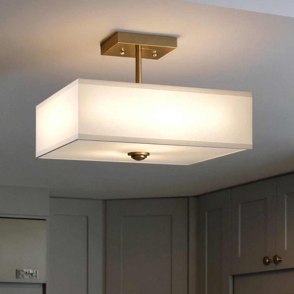 Luxury New Traditional Ceiling Light, Natural Brass, UKC20187