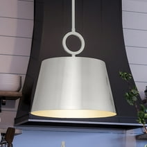 Luxury New Traditional Pendant, 11.875H x 12.375W, with Tranditional Style, Brushed Nickel, UHP4264 by Urban Ambiance