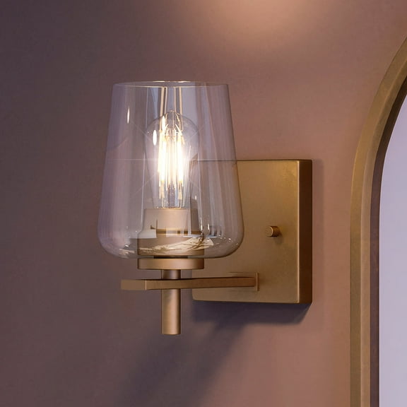 Luxury New Traditional Wall Sconce, 8.5H x 5W, with Contemporary Style, Olde Brass, UHP4204 by Urban Ambiance