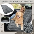 thumbnail image 1 of Luxury Non-Slip Pet Car Mat, Thickened Plush Dog Seat Cover for Vehicle Backseat, Soft Universal Furniture Protector for SUVs and Trucks, Cozy Pet Travel Cushion for Large Dogs, 137x60cm, 1 of 6