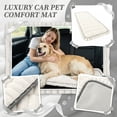 thumbnail image 1 of Luxury Non-Slip Pet Car Mat, Thickened Plush Dog Seat Cover for Vehicle Backseat, Soft Universal Furniture Protector for SUVs and Trucks, Cozy Pet Travel Cushion for Large Dogs, 137x60cm, 1 of 6