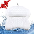 thumbnail image 1 of Luxury Non-Slip Spa Bathtub Pillow with 6 Suction Cups, 3D Mesh Spa Bath Pillow Home Spa Tub Pillow Bath Cushion for Head, Neck, Back and Shoulders, 1 of 6