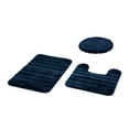 thumbnail image 1 of Luxury Nylon 3 Piece Bath Rug Set, 1 of 3
