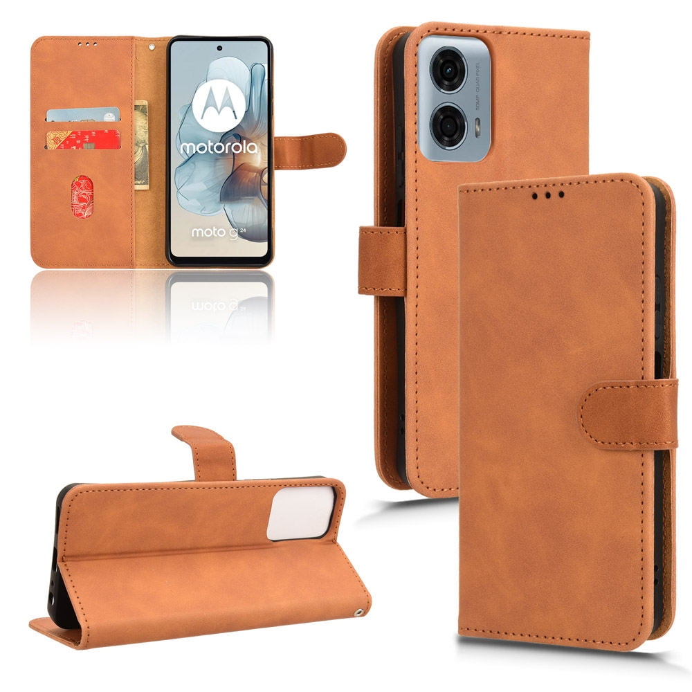 Luxury PU Leather Flip Wallet Card CaseFor Motorola Moto G