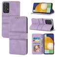 thumbnail image 1 of Luxury PU Leather Wallet Case for Samsung Galaxy A33 5G, [Kickstand Feature] Flip Phone Case Protective Cover with [Card Holder] [Wrist Strap] for Samsung Galaxy A33 5G,Lightpurple, 1 of 10