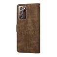 thumbnail image 1 of Luxury PU Wallet Stand Case Compatible For Samsung Galaxy Note 20 Ultra,360 Protection Shockproof Magnetic Kickstand Stylish Classic Card Pocket Cover For Samsung Galaxy Note 20 Ultra,Brown, 1 of 8