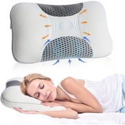 Luxury Pillows Gel Memory Foam Pillow Side Sleeper Pillow Cooling Washable USA