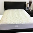 thumbnail image 1 of Luxury Plush Bamboo Jacquard Mattress Pad, 1 of 2