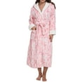 thumbnail image 1 of Luxury Plush Robe for Women Extra Long Fleece Bathrobe with Pockets, Long Sleeve Warm Terry Cloth Loungewear, 1 of 7