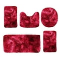 thumbnail image 1 of Luxury Plush Shaggy Bathroom Rugs,Ultra Soft Fluffy Bath Mat Set,Non-Slip Absorbent Bath Rug,U-Shaped Toilet Mat,Lid Cover,Washable Bathroom Floor Mats for Shower,Bathtub,Bathroom Decor, 1 of 5