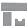 thumbnail image 1 of Luxury Plush Shaggy Bathroom Rugs,Ultra Soft Fluffy Bath Mat Set,Non-Slip Absorbent Bath Rug,U-Shaped Toilet Mat,Lid Cover,Washable Bathroom Floor Mats for Shower,Bathtub,Bathroom Decor, 1 of 5