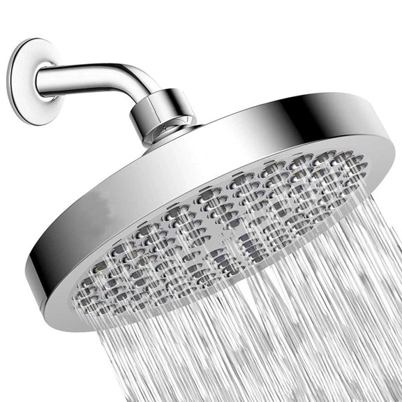 Luxury Rain Shower Head High Pressure - Adjustable Chrome Showerhead